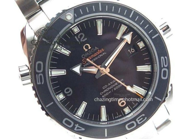 0329 Planet Ocean Professional Ceramic Bezel 45mm 1:1 Noob Best Edition on SS Bracelet A Attractive 8289